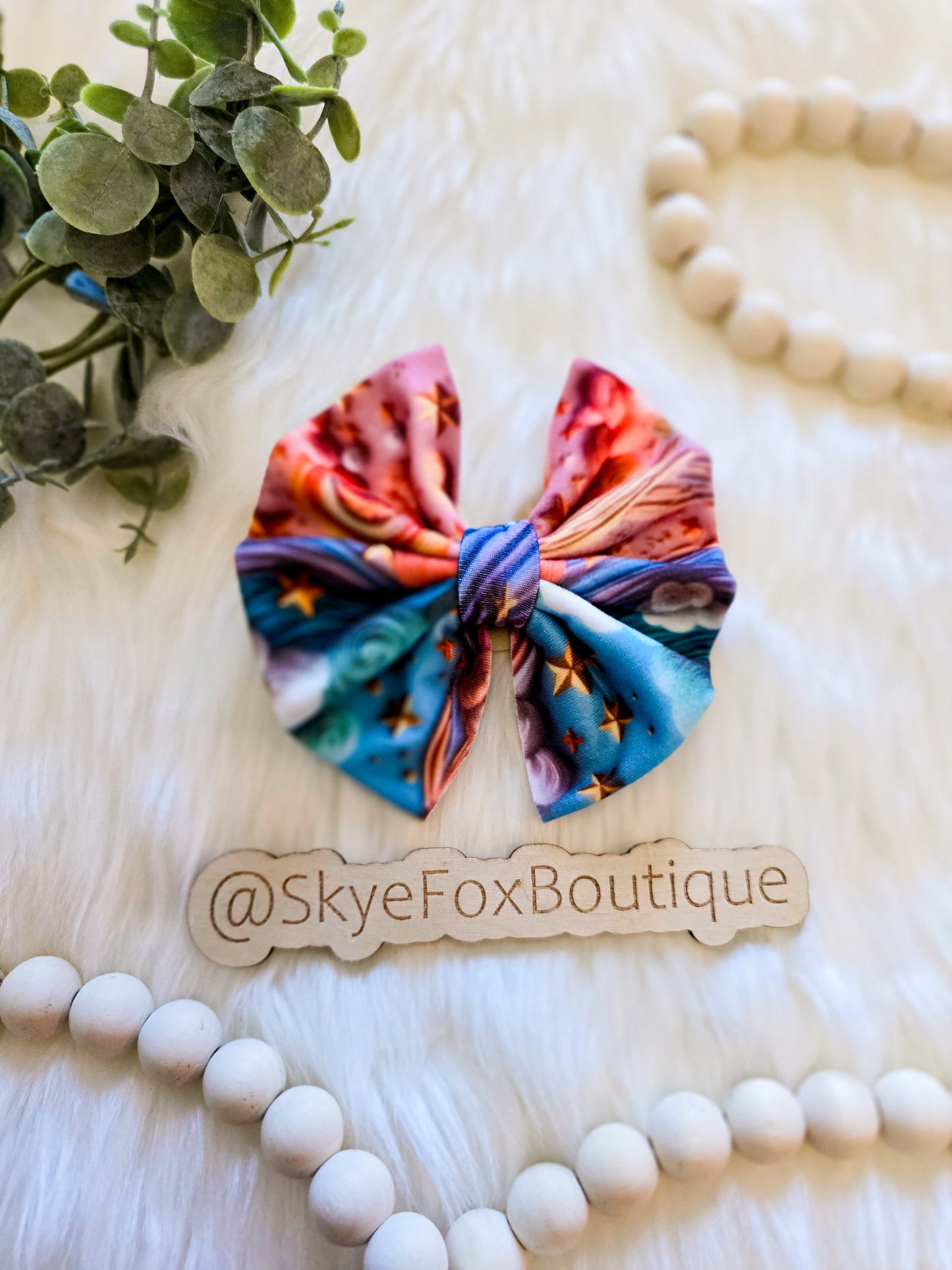 Mini stars 4" Hair Bow