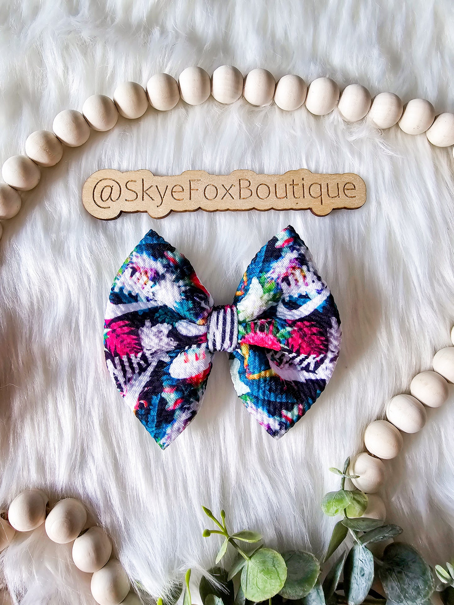 Sports 4" Hair Bow