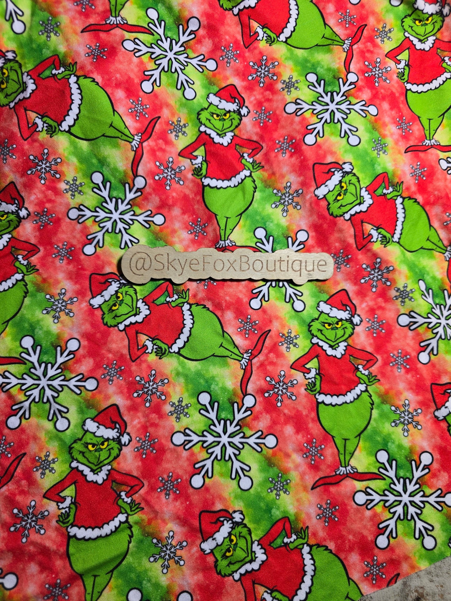 DBP Fabric Christmas Red Green