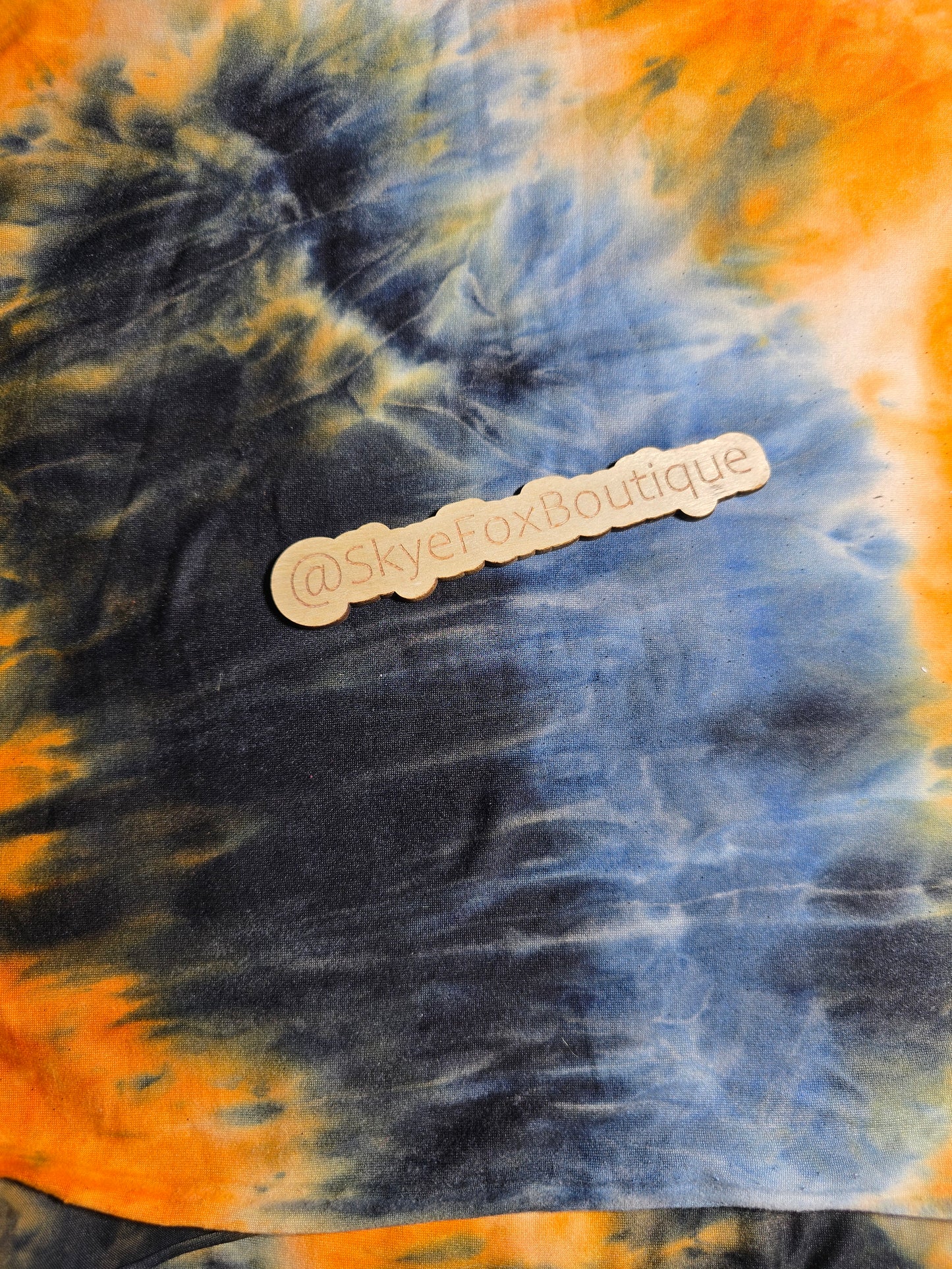 DBP Fabric tyedye Blue orange