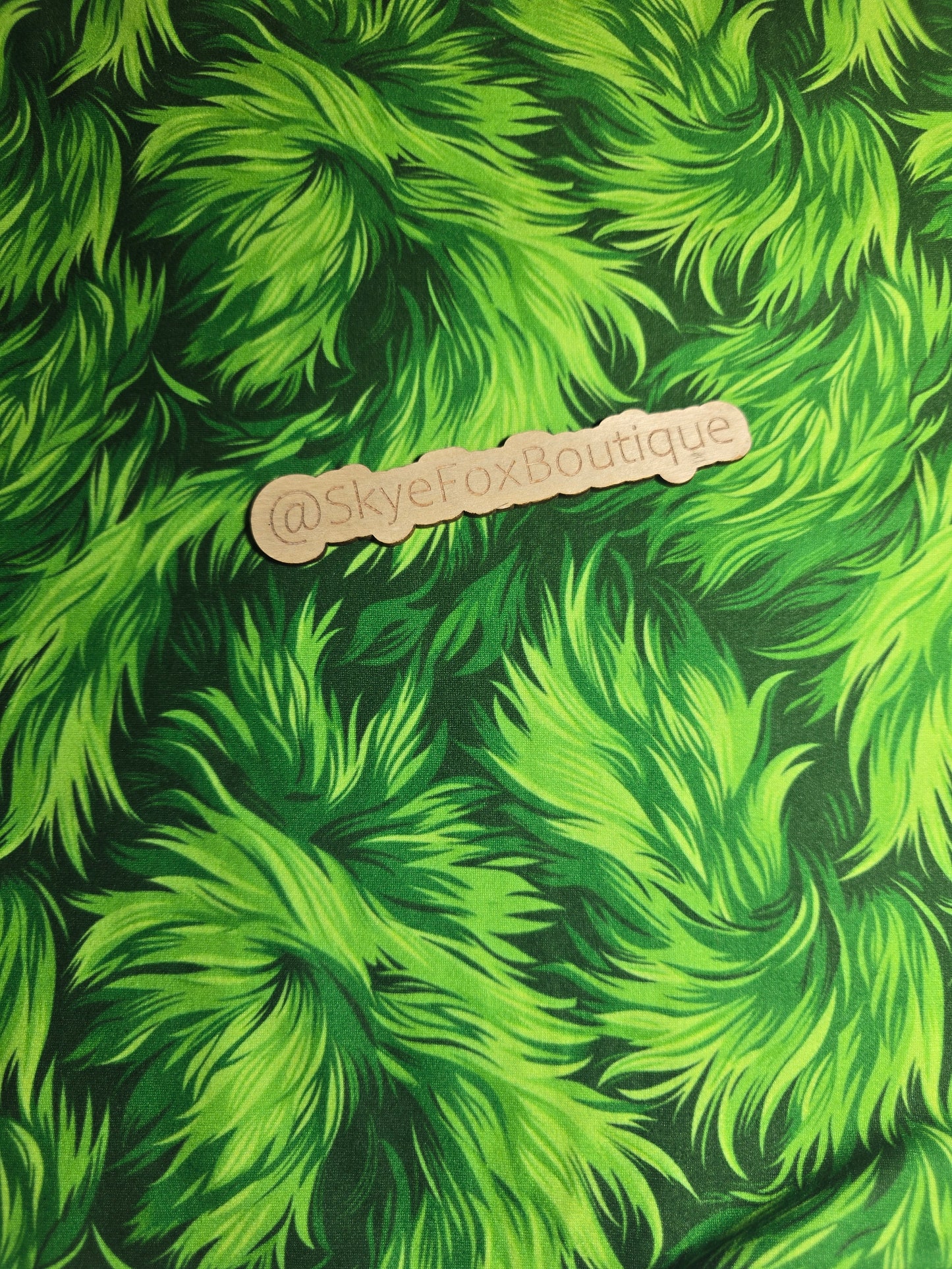DBP Fabric Green fur