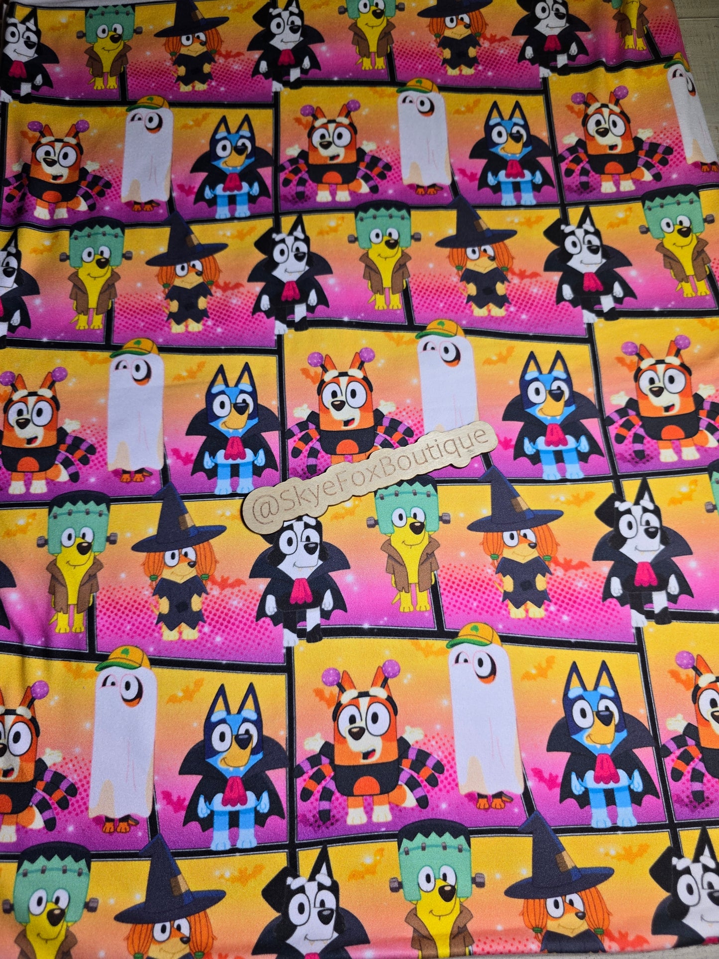 DBP Fabric halloween dogs