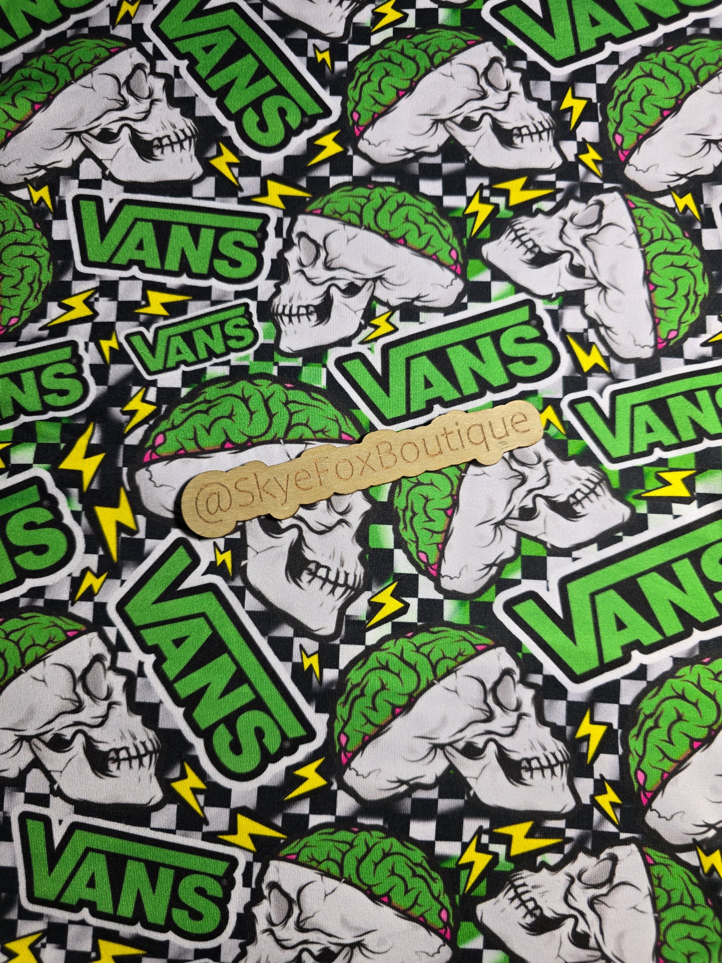DBP Fabric skull brain brand