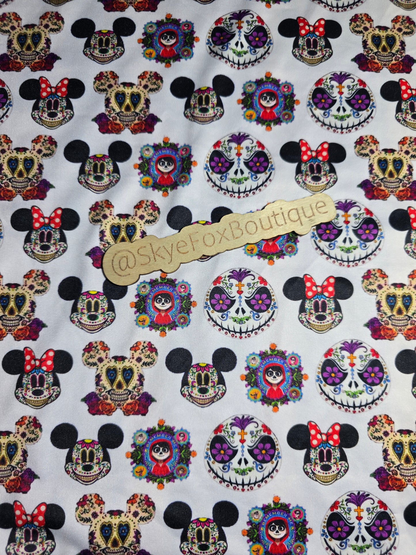 DBP Fabric sugar skull