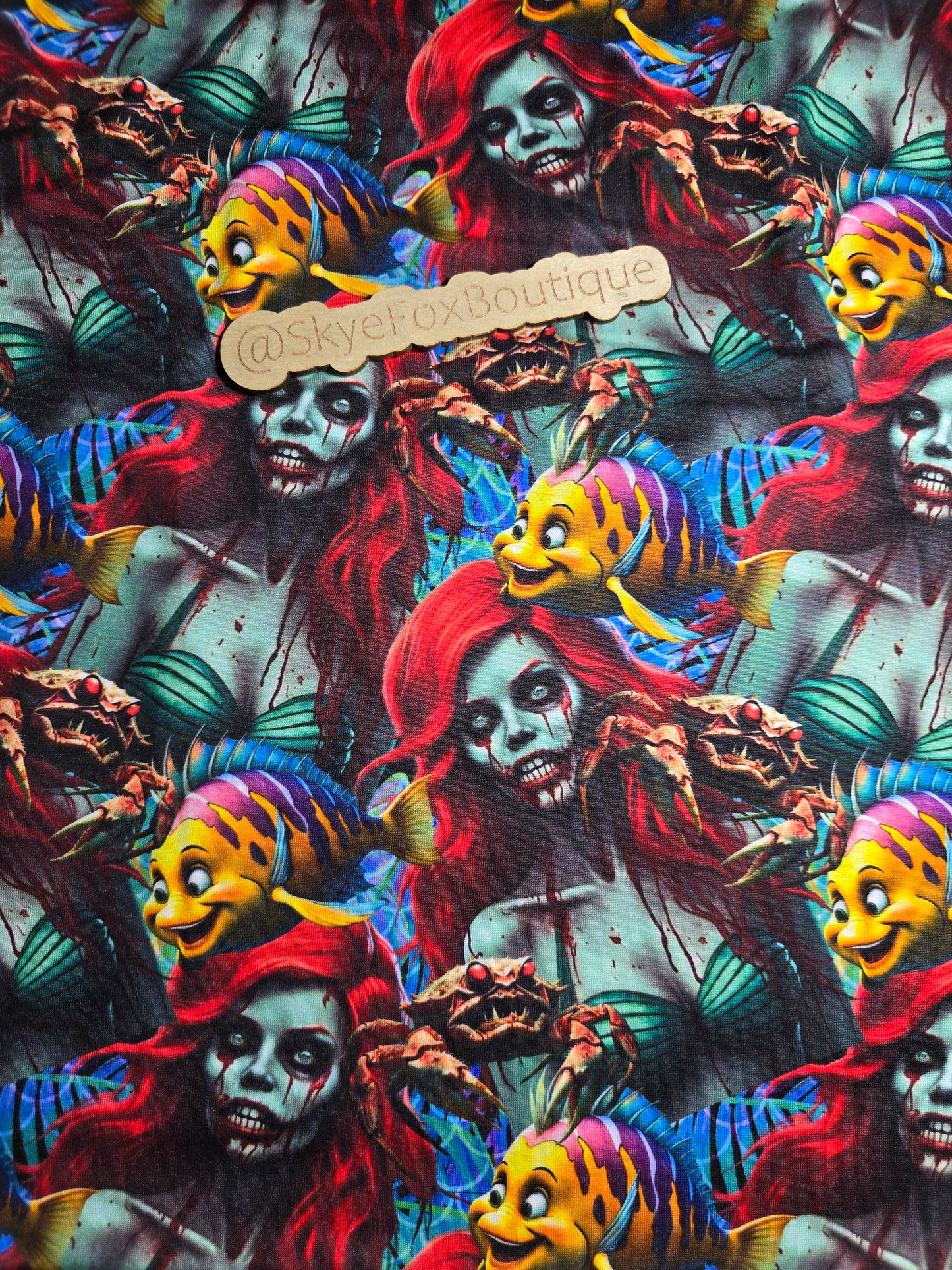 DBP Fabric horror mermaid