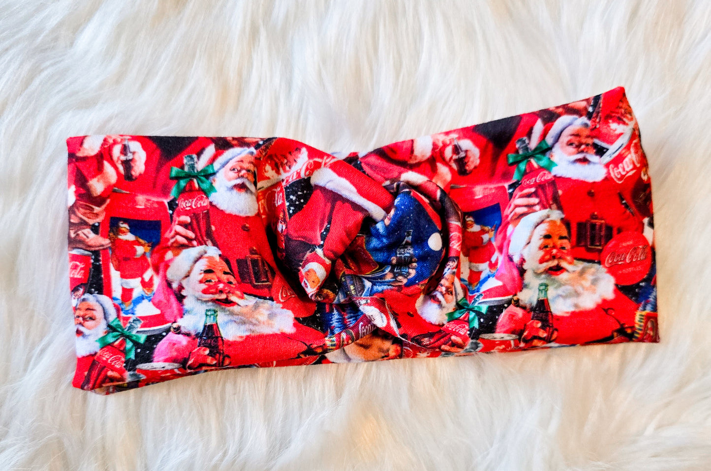 Twist Headband Santa