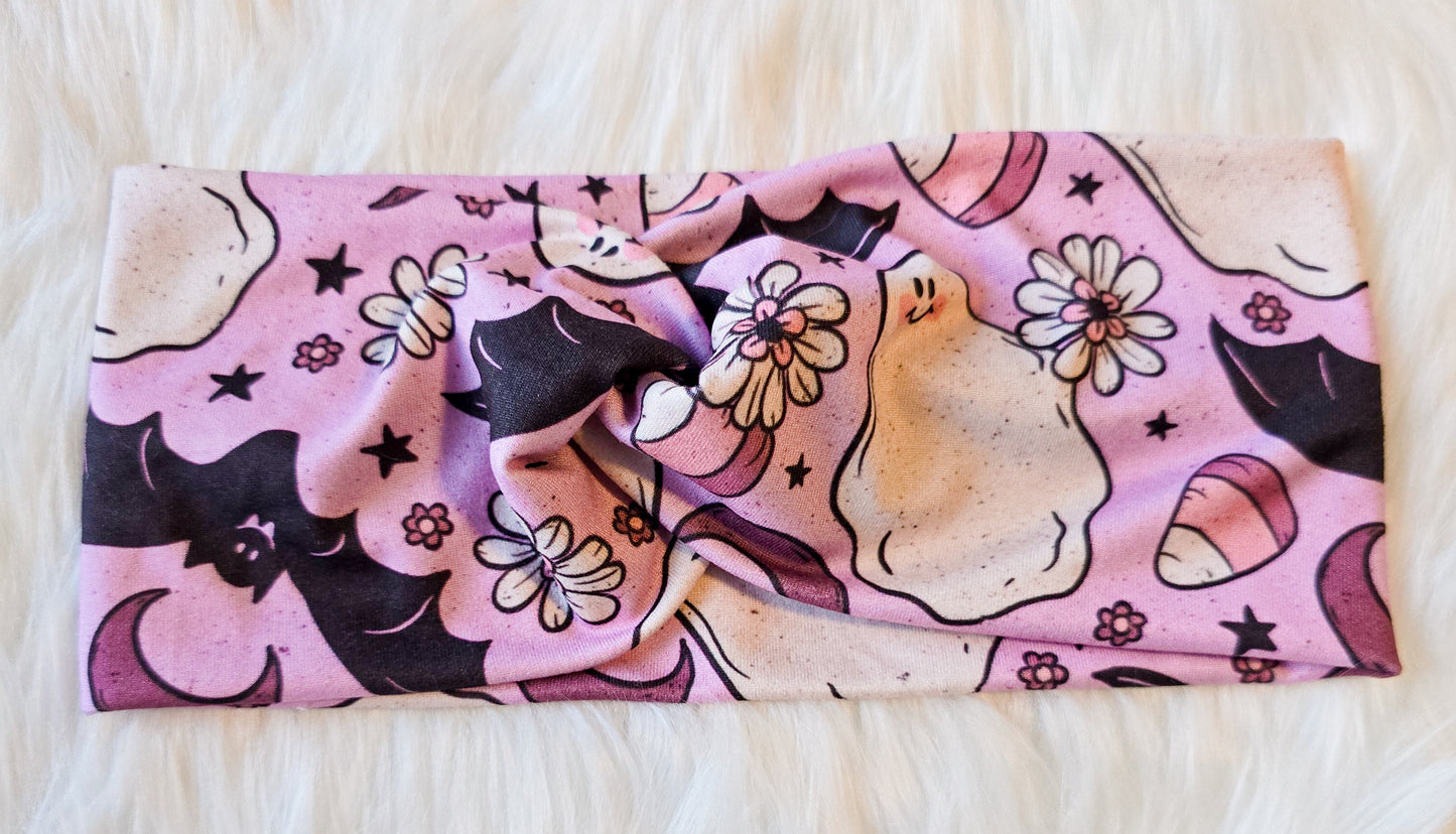 Twist Headband Ghost Bat