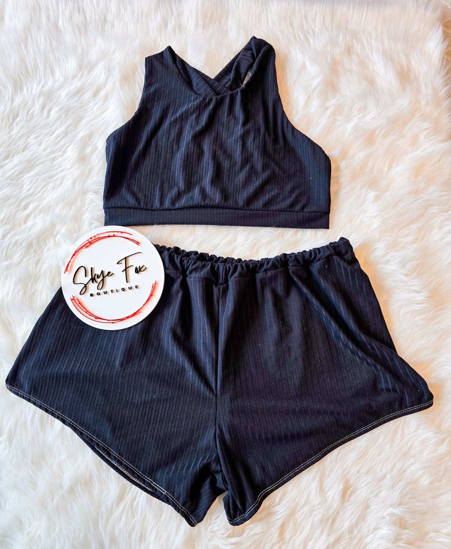 RTS Adult M Bralette & Breezy Short set