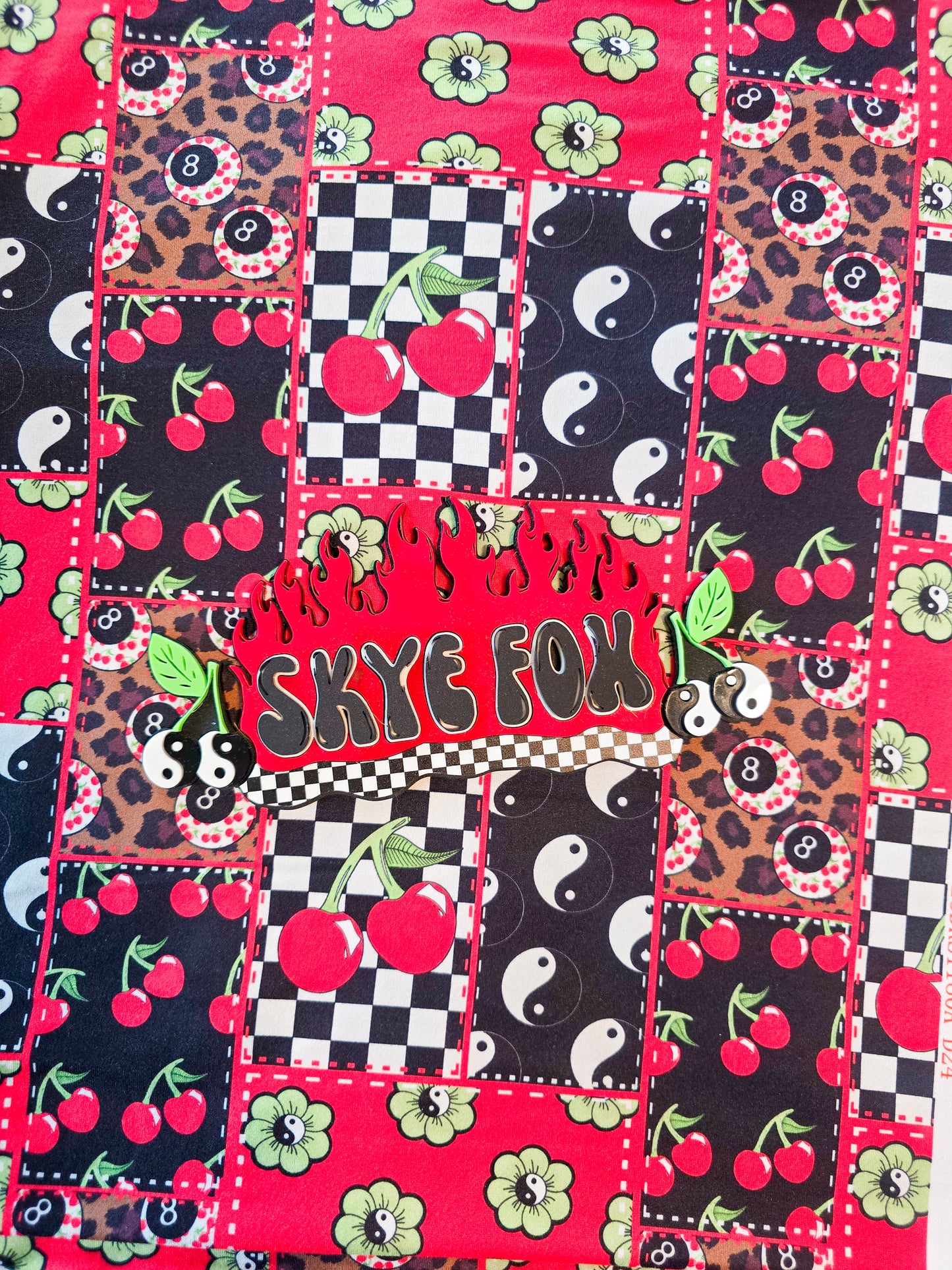 DBP Fabric Cherry check