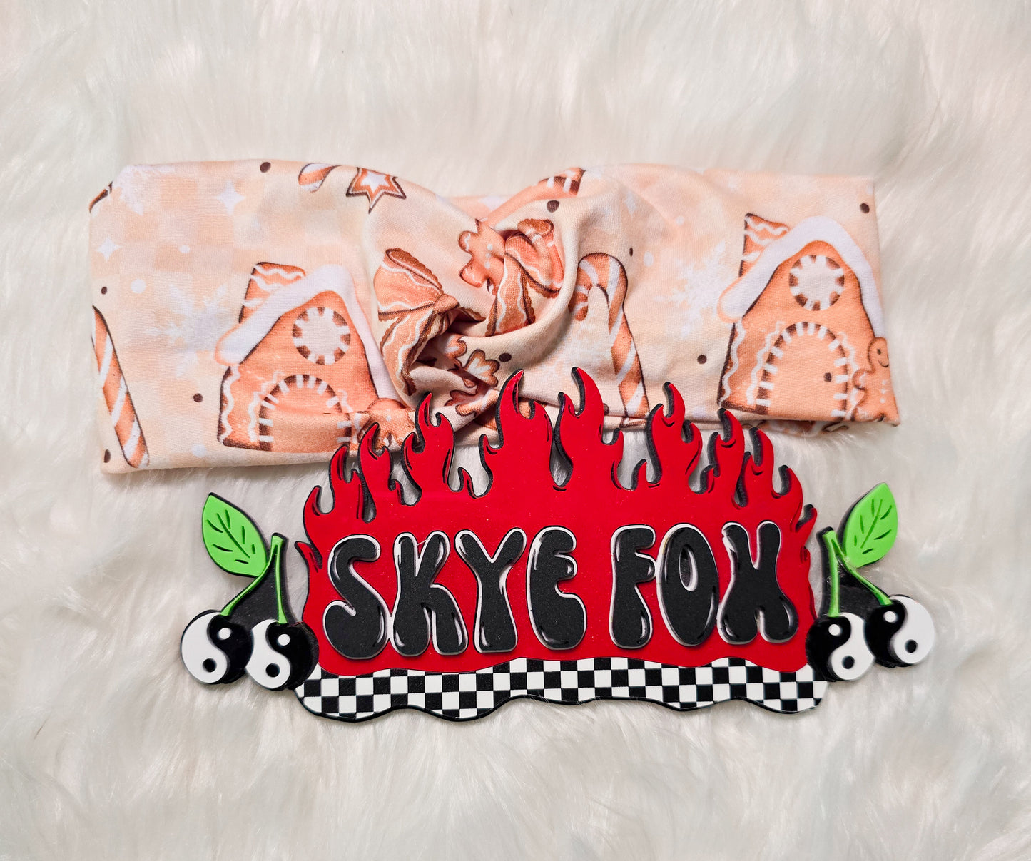 Twist Headband brown Gingerbread