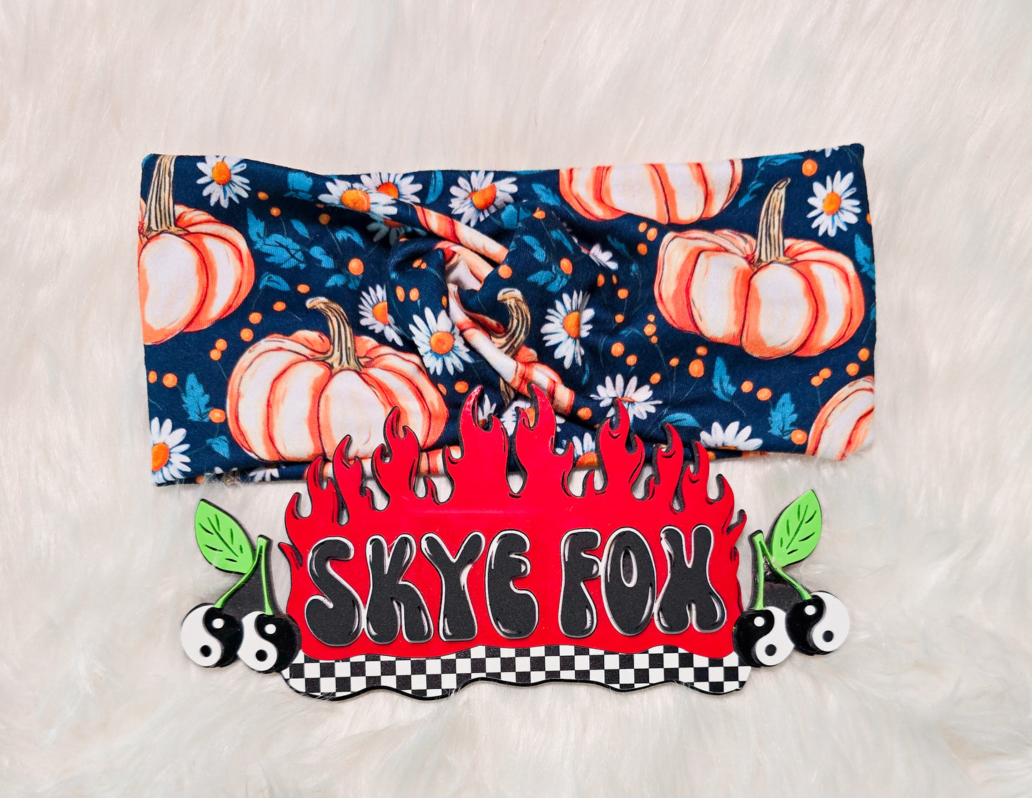Twist Headband pumpkin