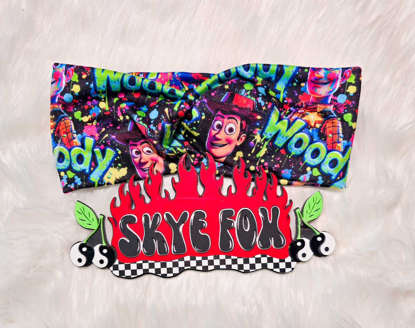 Twist Headband neon cowboy