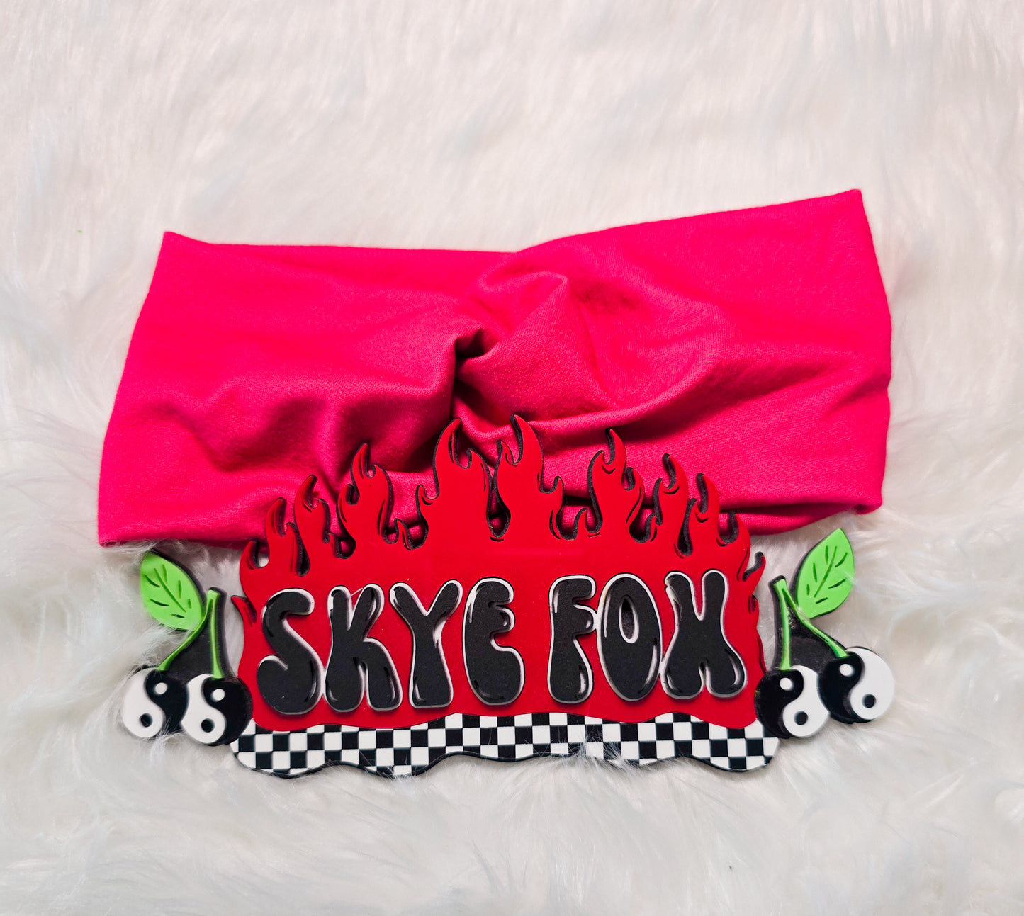 Twist Headband Hot pink