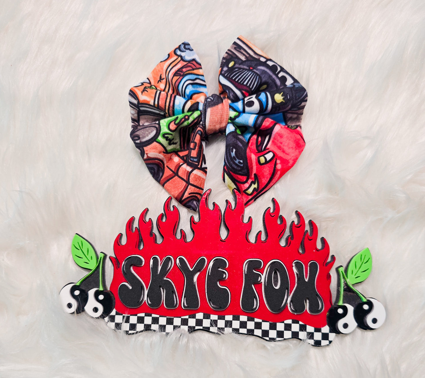 Car 4" Hair Bow