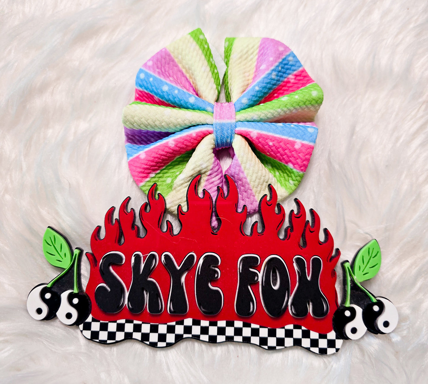 Colorful 5" Hair Bow