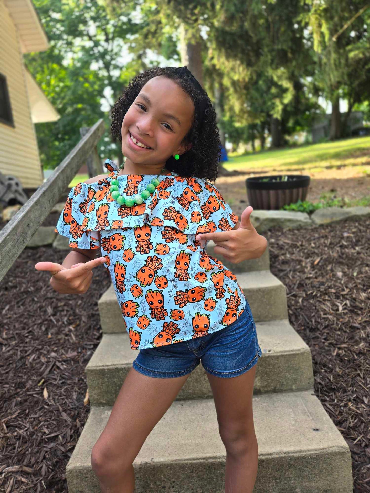Iris Top/Romper 6-12m to 14y