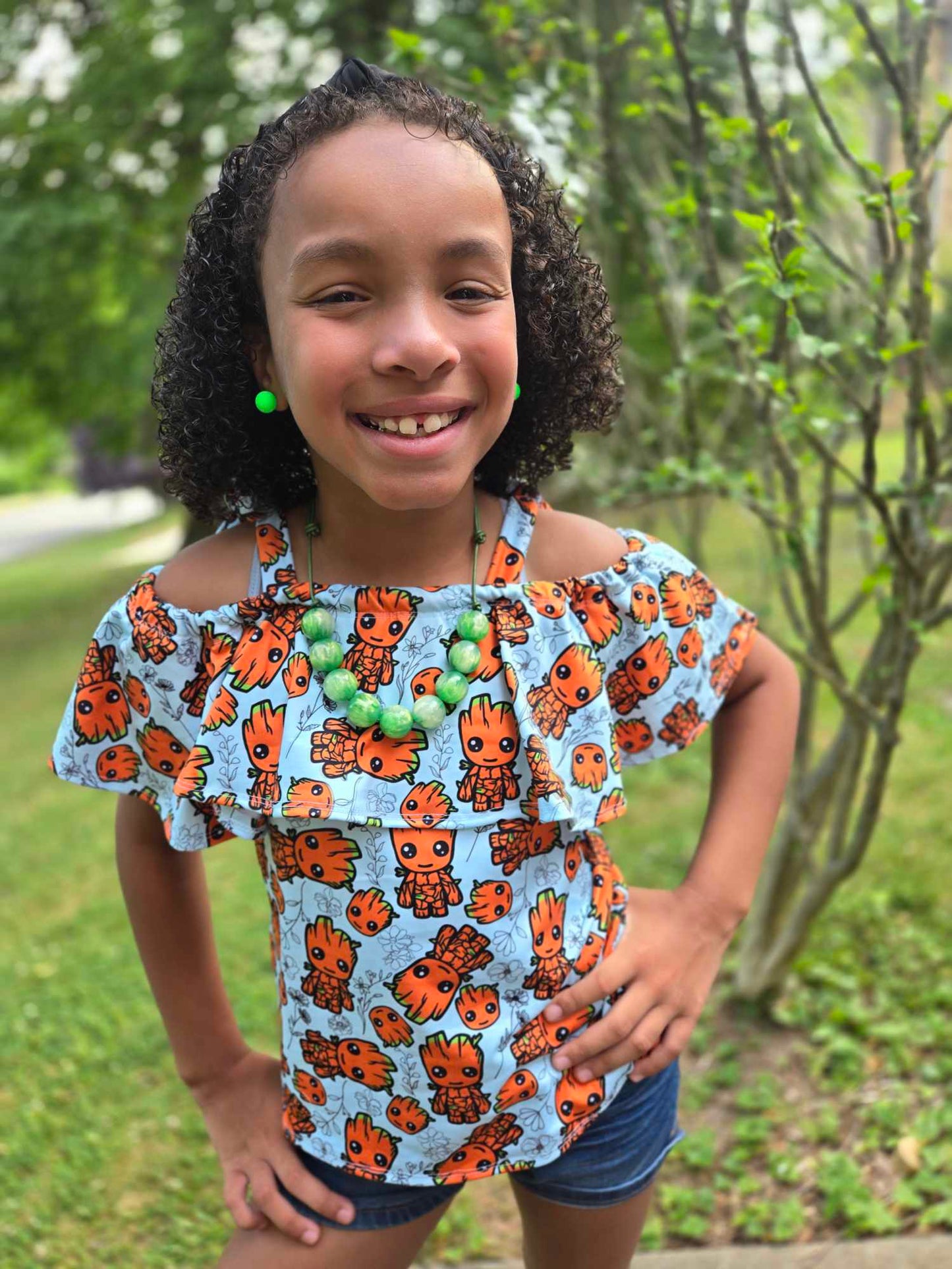 Iris Top/Romper 6-12m to 14y