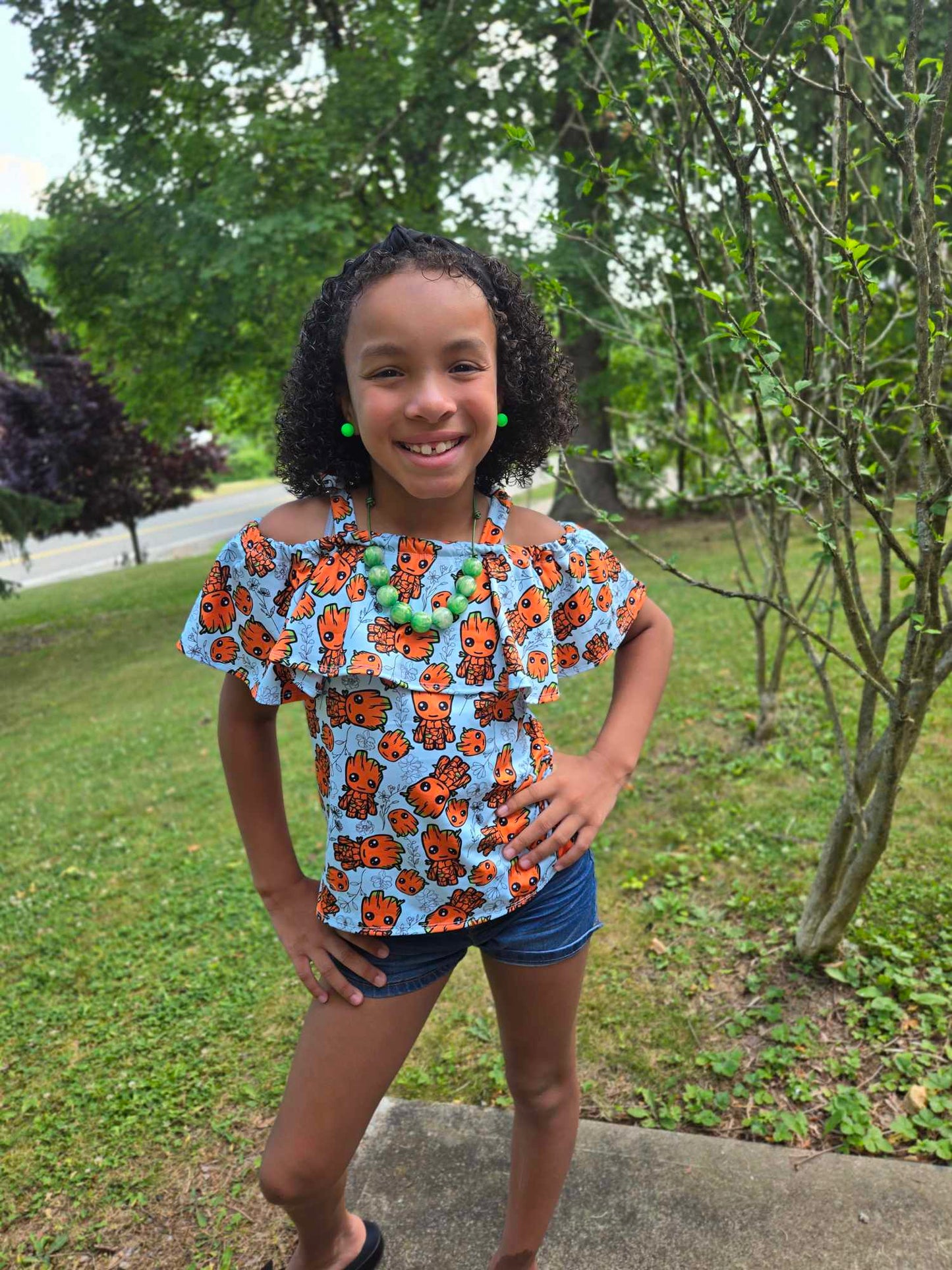 Iris Top/Romper 6-12m to 14y