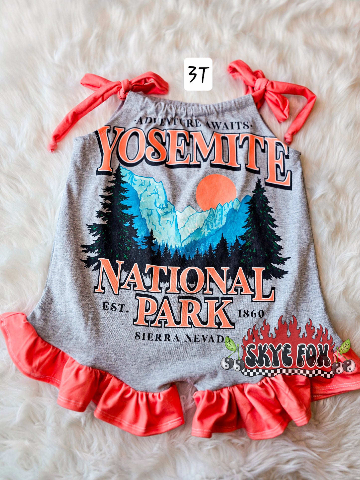 3T Rose Romper Upcycle