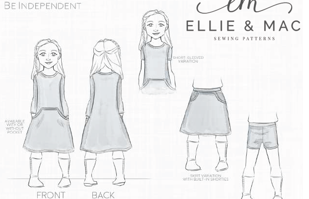 Kids Be Independent Dress 12/18m to 14y