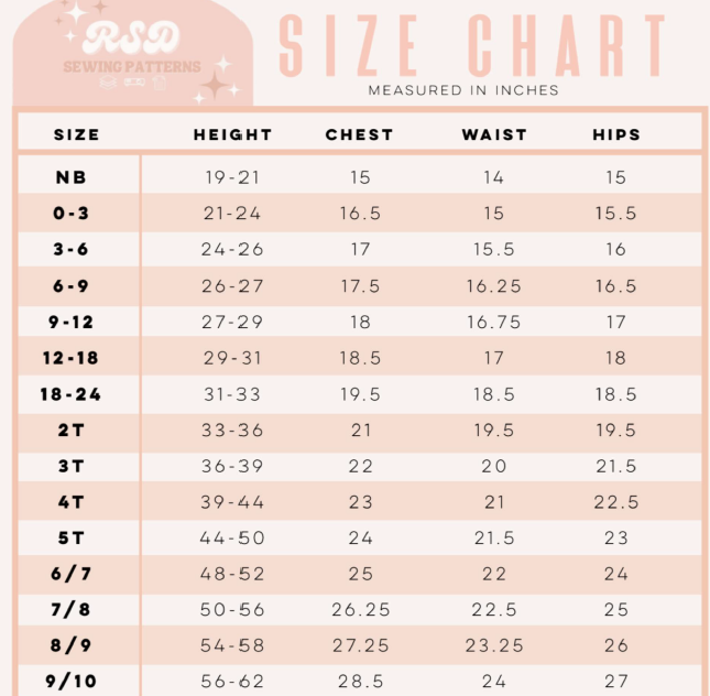 Bethany Top 0/3m to 16 years