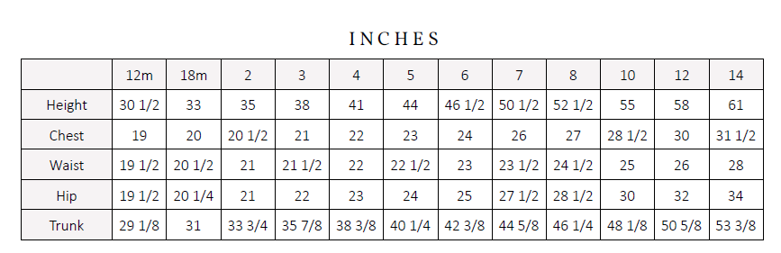 Reine Top 12m to 14y