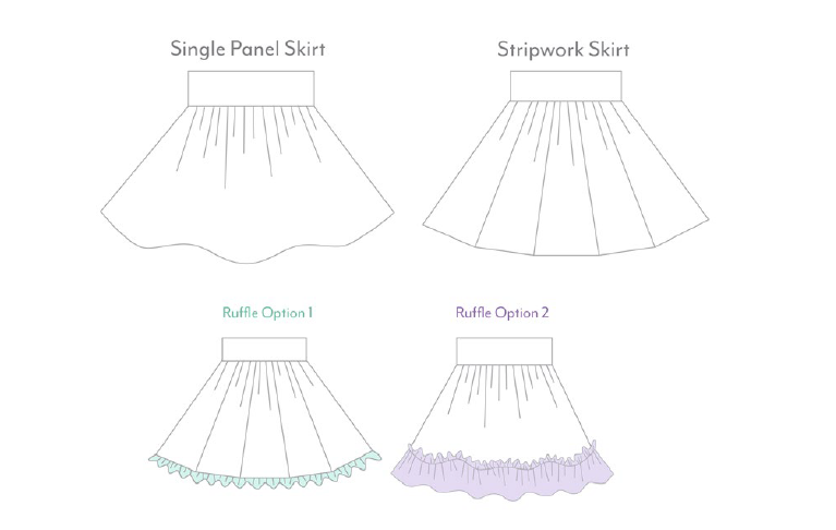 Kids Everyday Play Skirt 12m to 14y