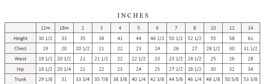 Kids Galena Top/Dress 12m to 14y