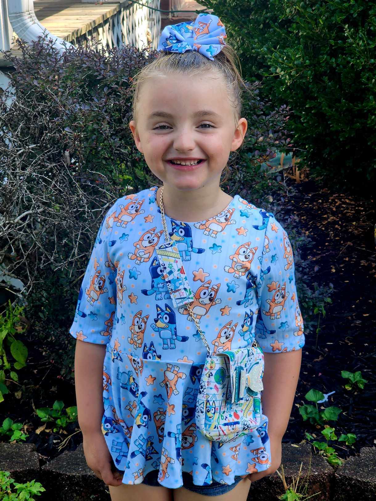 Skyler Bow Back Top/Dress NB to 12y
