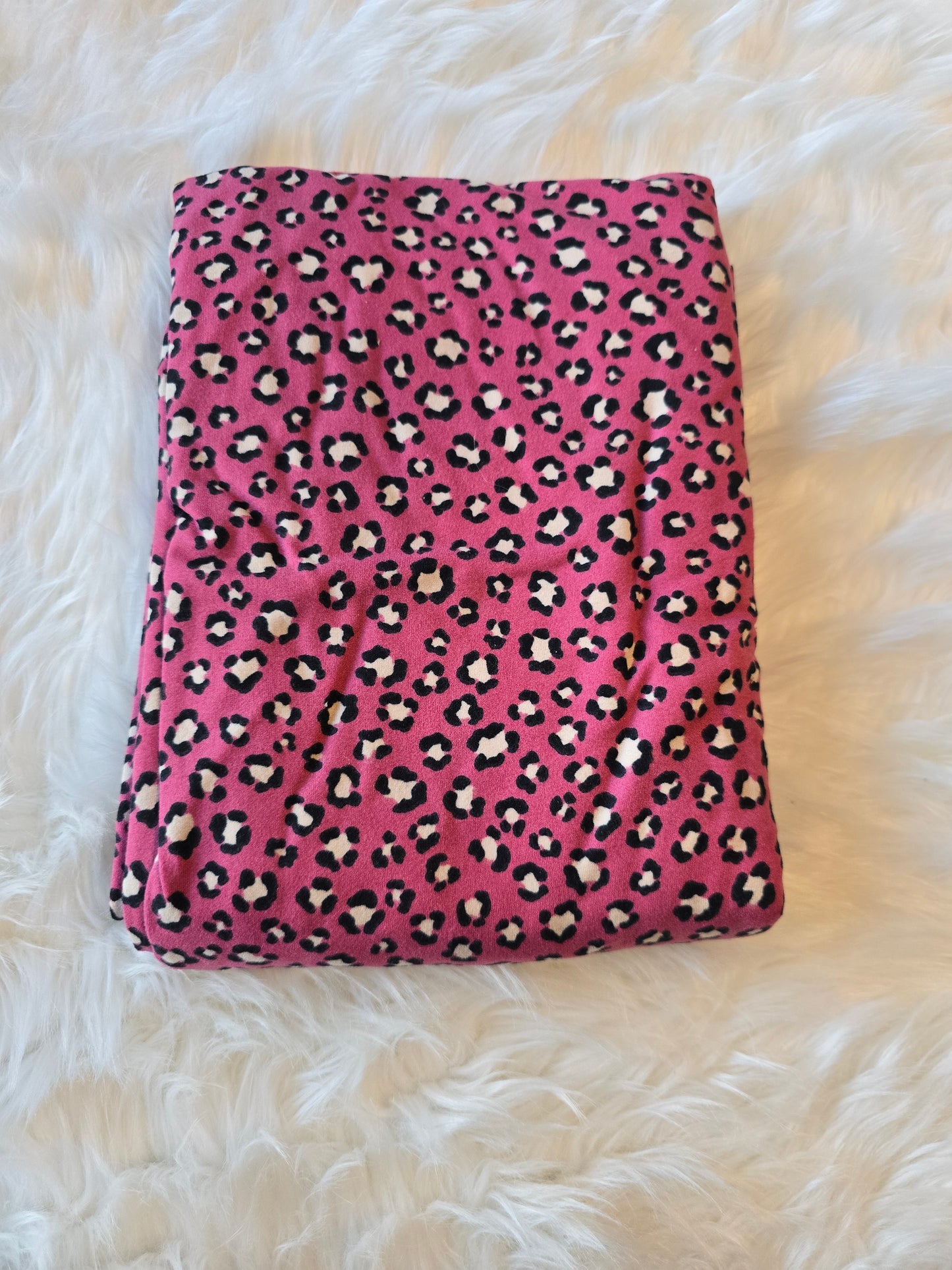 DBP Fabric pink Leopard Cheetah