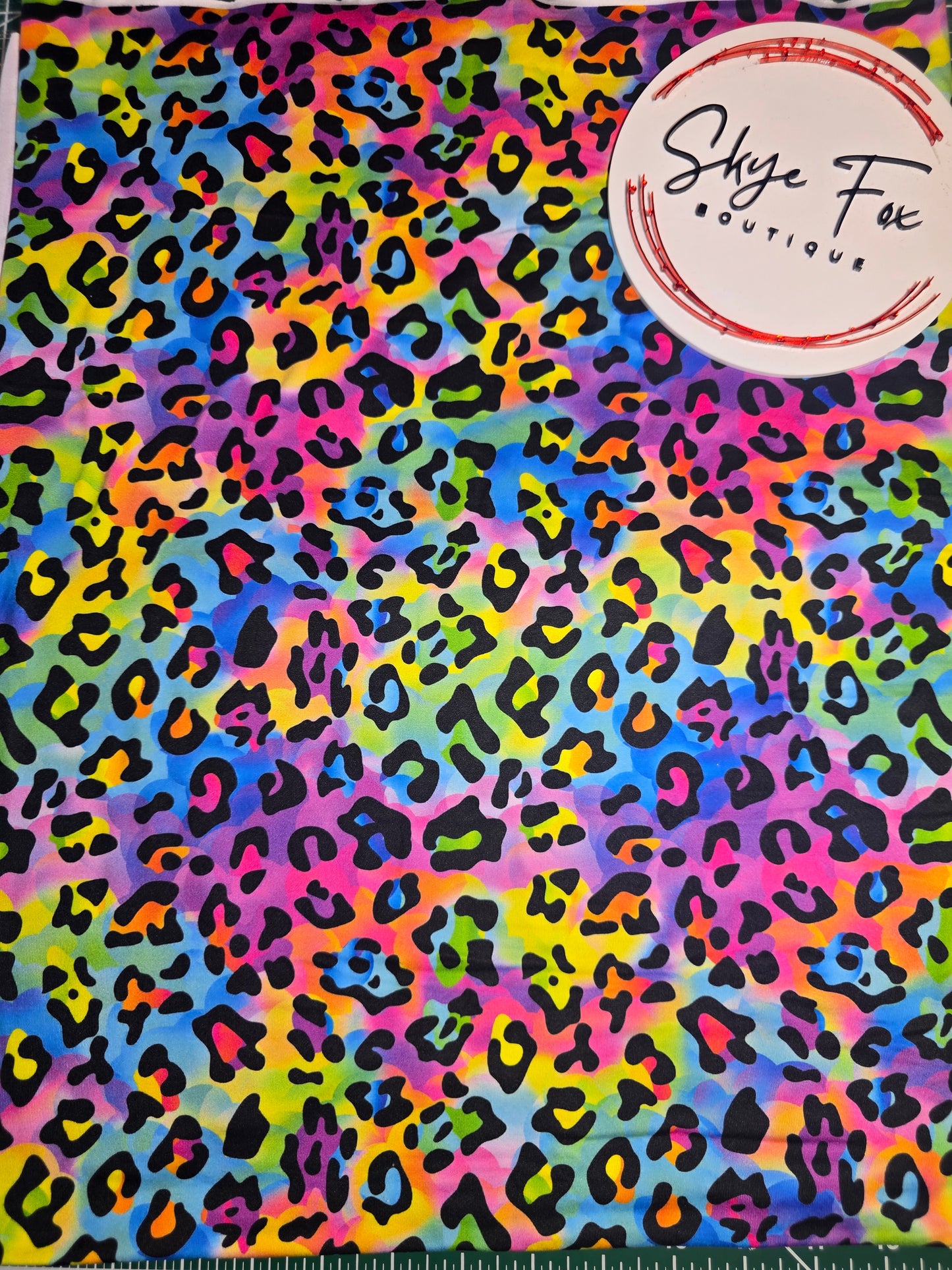 DBP Fabric Neon Leopard Cheetah