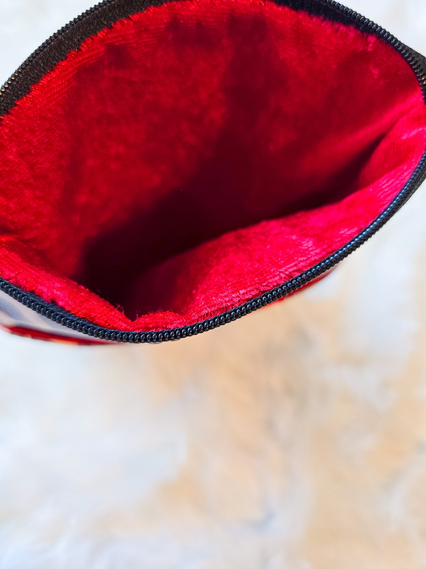 Masked Kindle/ Book sleeve Zipper bag