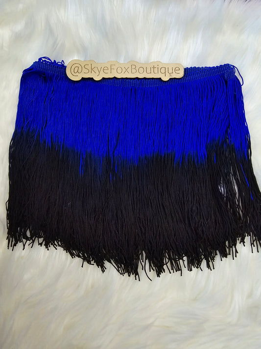 Blue & Black (Fringe Add on)