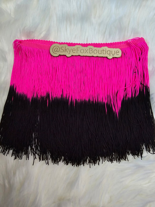 Hot Pink and Black (Fringe Add on)