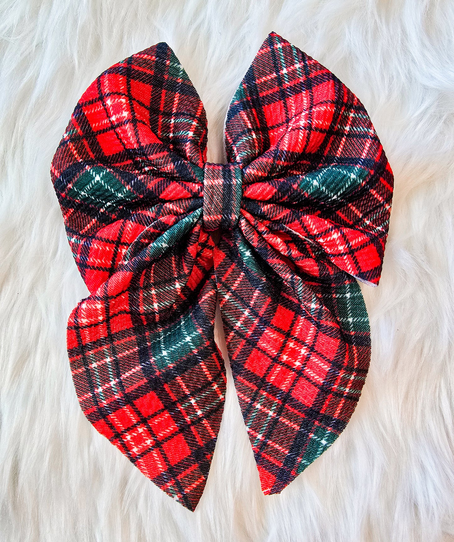 Plaid Bow 5"