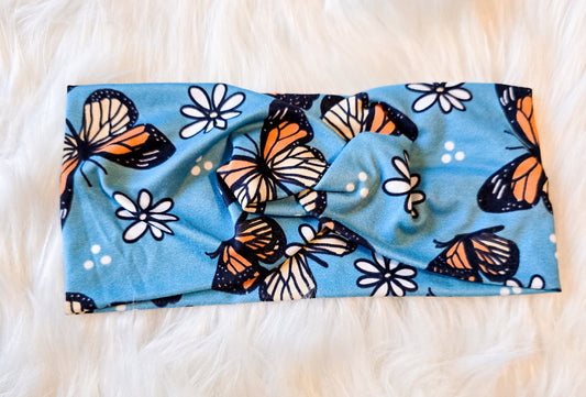 Twist Headband butterfly