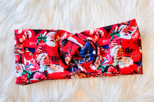 Twist Headband Santa