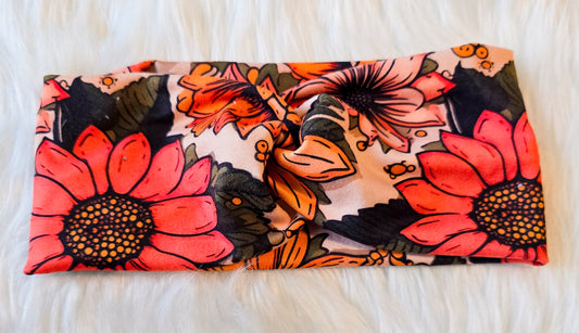 Twist Headband flowers