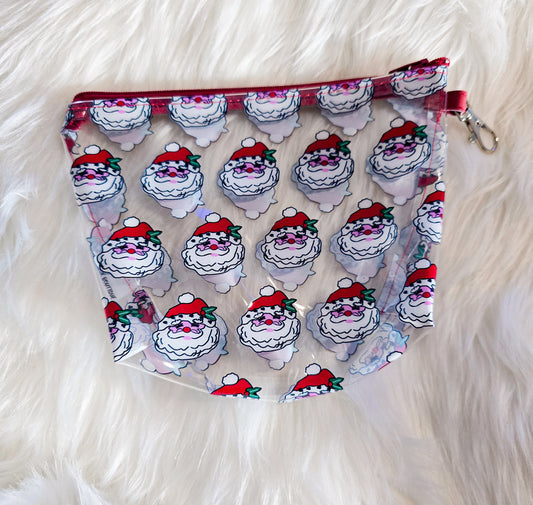 Zipper bag Santa clear