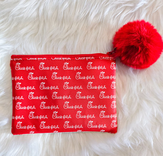 Zipper bag Red