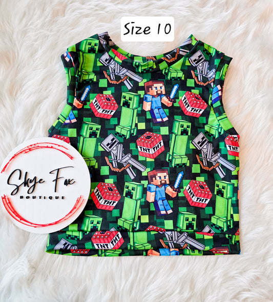 RTS willow crop top size 10