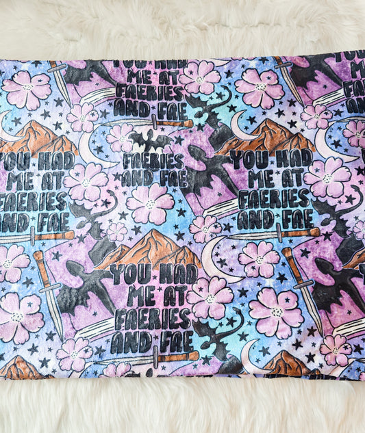 Ready to Ship dragon book Blanket size 50x60