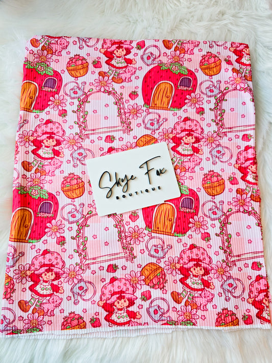 RIB Fabric strawberry