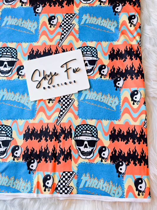 DBP Fabric patch skull