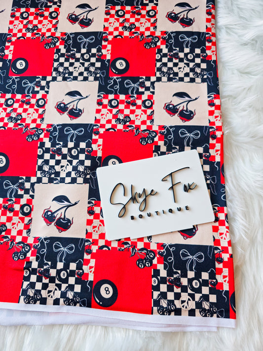 DBP Fabric cherry checks