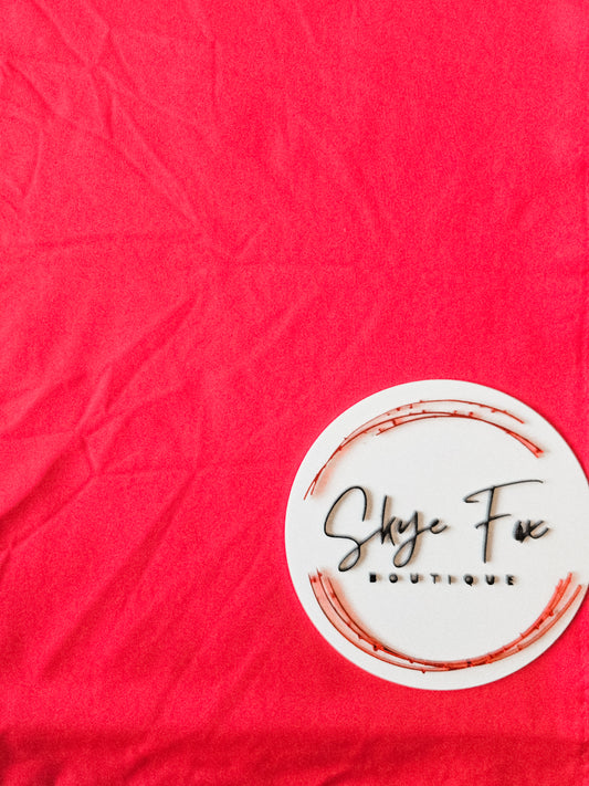 Swim Fabric Red