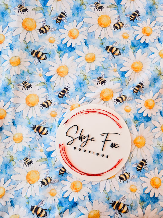 DBP Fabric Flowers Bees