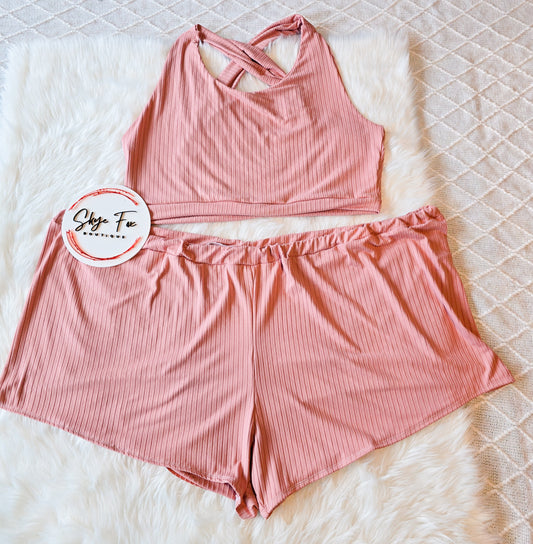 RTS Adult 5X Bralette & Breezy Short set
