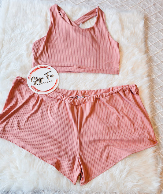 RTS Adult 3X Bralette & Breezy Short set