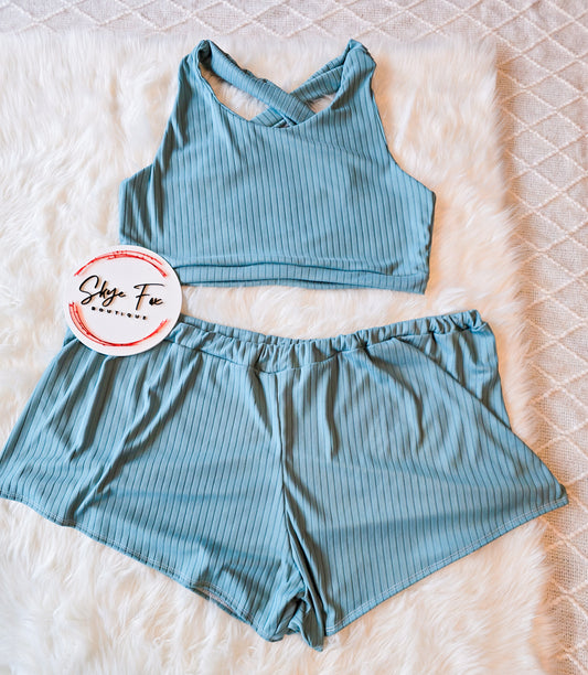 RTS Adult 2X Bralette & Breezy Short set